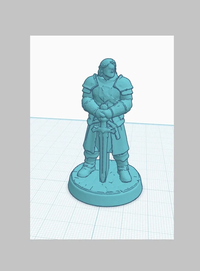 Medieval Knight Warrior Miniature